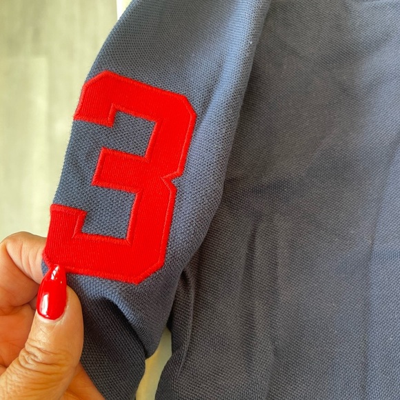 RALPH LAUREN TRIPLE PONY LONG SLEEVE COLLAR POLO SHIRT! NWT! XXL - Picture 6 of 6